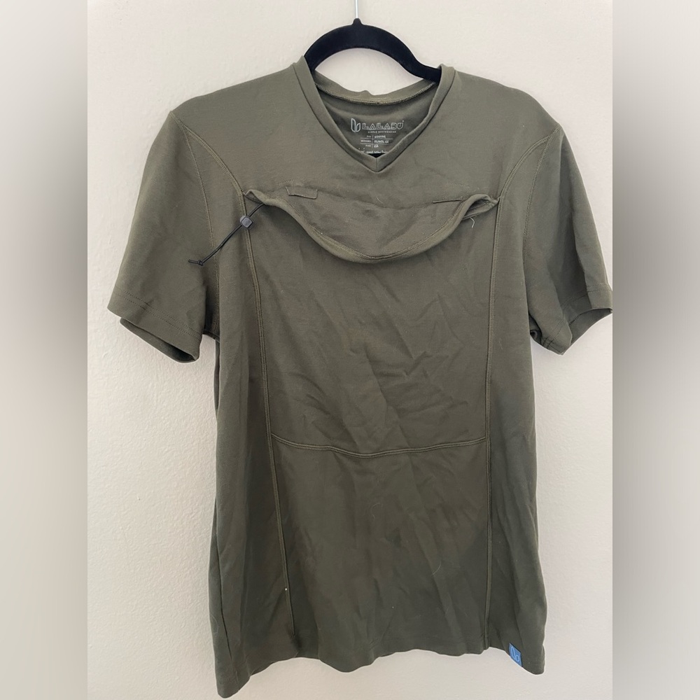 Lalabu Green Dad & Newborn shirt